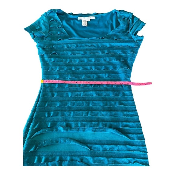 Max Studio Green Ruffle Dress size L - Picture 5 of 8
